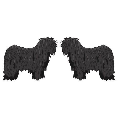 Signmission Pulik Dog Decal, Dog Lover Decor Vinyl Sticker D-18-Pulik